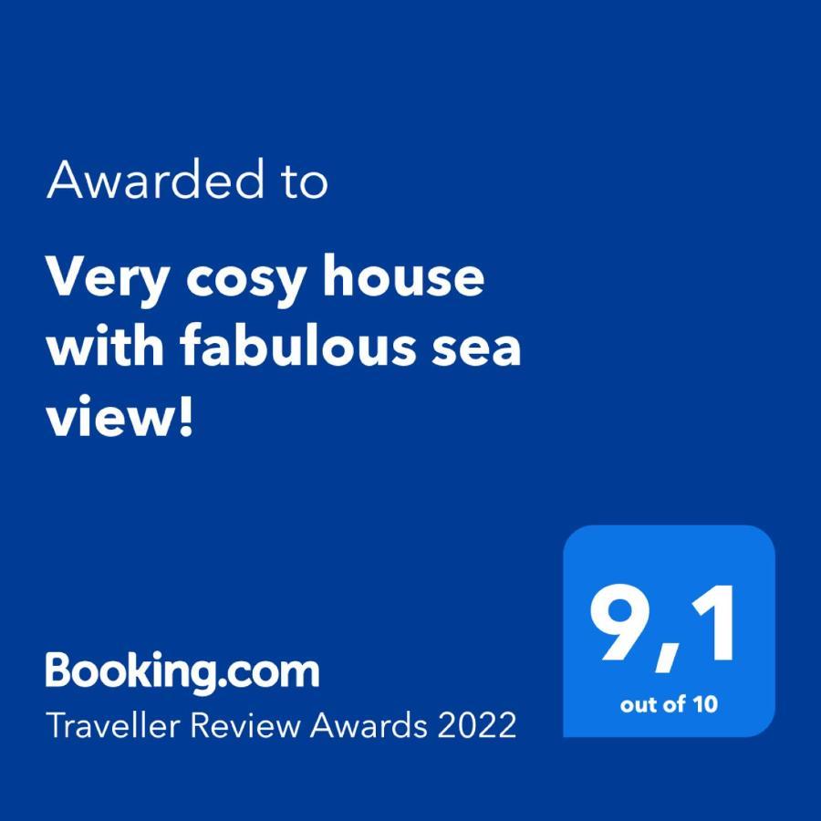 Very Cosy House With Fabulous Sea View! Пиетра Лигуре Екстериор снимка